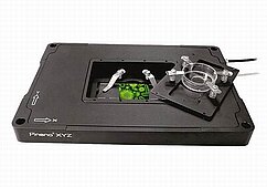 Piezo Flexure XY & XYZ Microscope Stages: 100µm to 300µm Travel, Sub-nm Resolution Piezo Flexure XY & XYZ Microscope Stages: 100µm to 300µm Travel, Sub-nm Resolution