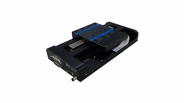 A-121 Piglide Air Bearing Stage The PIglide AT1 series of compact stages are linear servo motor driven with fully preloaded air bearings and an integral optical linear encoder. The combination of these non-contact components results in a frictionless motion platform that offers the highest performance, quality and life. These stages are ideally suited for many high precision applications, such as metrology, photonics alignment, semiconductor inspection, flat panel display, laser machining, and precision scanning applications. The non-contact design also makes these stages ideal for cleanroom applications. A high-force linear motor can drive the stage to top speed within a few milliseconds. The dovetail preloaded air bearing design in this model will support normal, vertical, and side-mounted orientation.